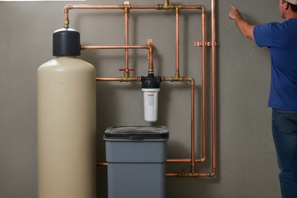 Whole-house water treatment system installed in Pioneer